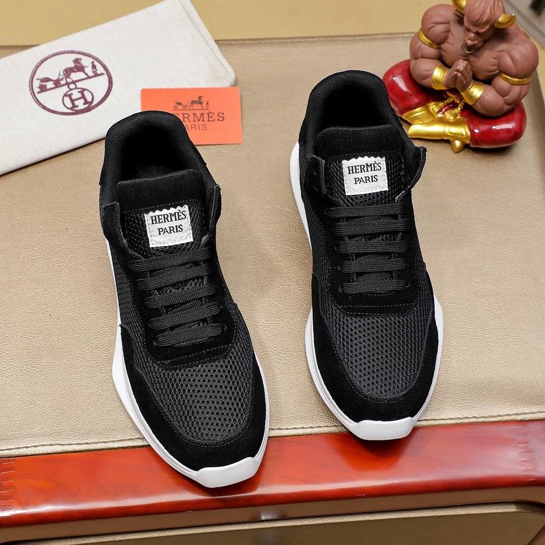Men's shoes 💰400💰【HERMES】hot-selling men's shoes counter original items! The world's top brands...Luxury quality...//Fashion and high-end footwear 👍💪🏻...give you a low-key luxury comfort experience👍. The upper is made of pure Italian imported first-layer cowhide... 🐑 Leather lining..., comfortable and breathable, high-end and classy... luxurious and noble!! .. OEM factory shipment [Hug] stall.. Original plate. color, code number 38--44